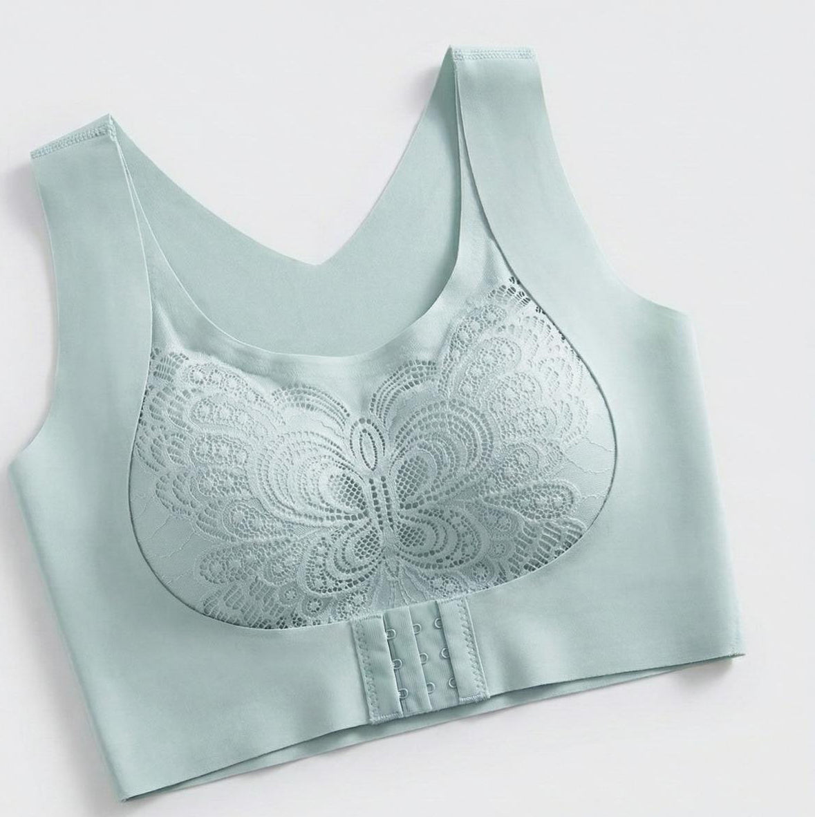 Front Open Wireless Lace Bra – Comfortable Support for Everyday Wear