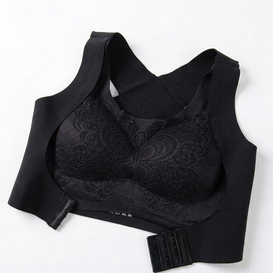 Front Open Wireless Lace Bra – Comfortable Support for Everyday Wear